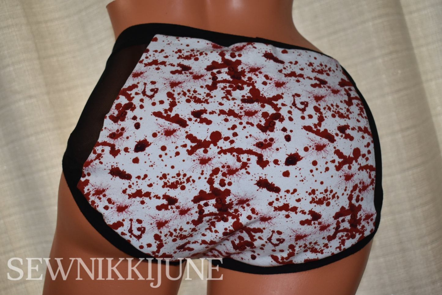 Blood Splatter Panel Undies SIZE L HIPSTER