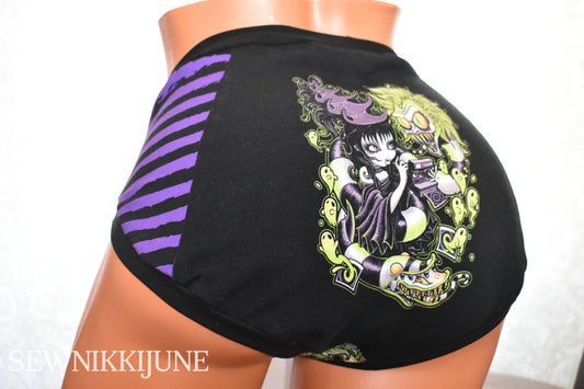 Purple Beetlejuice Panel Undies SIZE LARGE