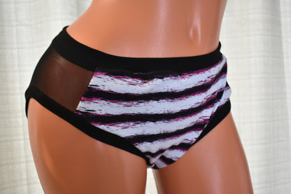 Stripe Panel Undies SIZE L HIPSTER